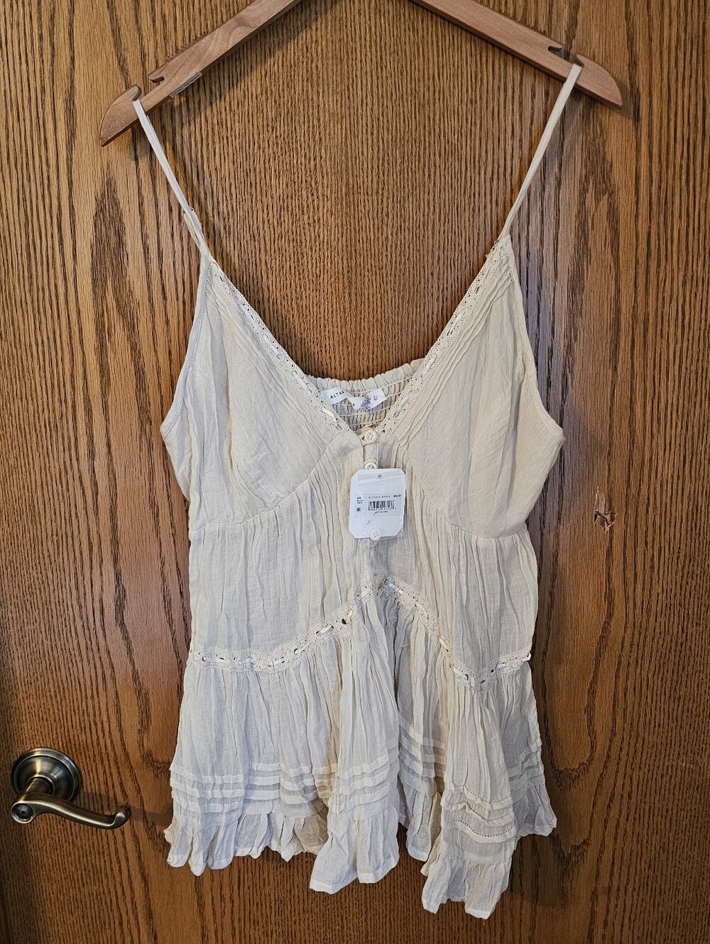 Altard State Light Cream Tank Top